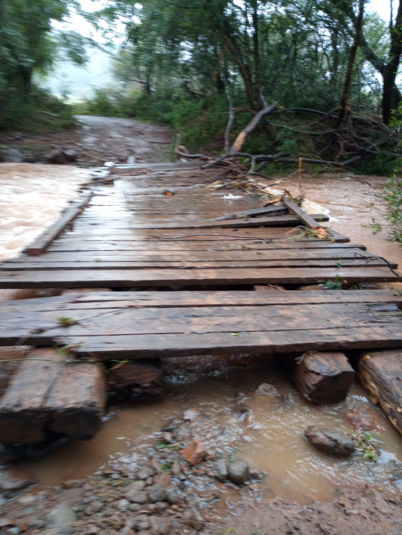 Grande volume de chuva causa transtornos em Porto Vera Cruz 